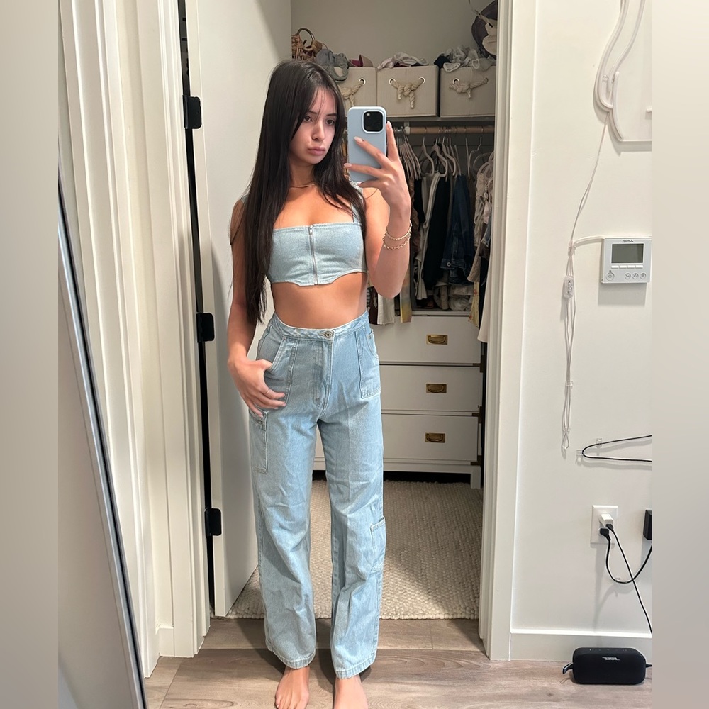 2 piece denim set